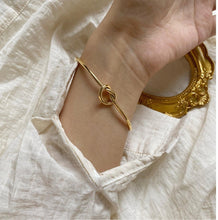 Load image into Gallery viewer, INFINITY KNOT Cuff Bangle - MYDEWI