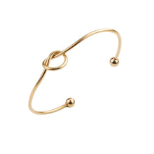 Load image into Gallery viewer, INFINITY KNOT Cuff Bangle - MYDEWI
