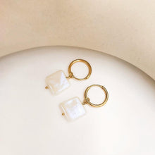 Load image into Gallery viewer, MARGOT Freshwater Pearl Hoops - MYDEWI