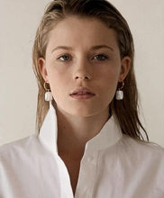Load image into Gallery viewer, MARGOT Freshwater Pearl Hoops - MYDEWI