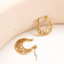 Load image into Gallery viewer, CRESCENT MOON Hoops - MYDEWI
