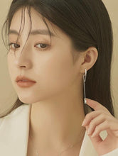 Load image into Gallery viewer, TASSEL Crystal Hoops Chain Earrings - MYDEWI