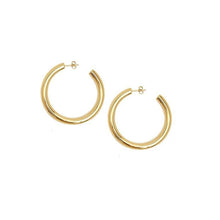 Load image into Gallery viewer, GOLD CHUNKY Hoops - MYDEWI