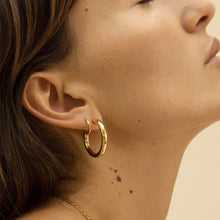 Load image into Gallery viewer, GOLD CHUNKY Hoops - MYDEWI