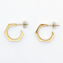 Load image into Gallery viewer, MINIMALIST HEXAGON Hoops - MYDEWI