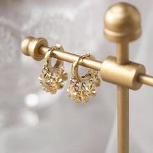 Load image into Gallery viewer, COIN CLUSTER Huggie Hoops - MYDEWI