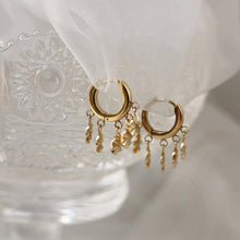 Load image into Gallery viewer, COIN CLUSTER Huggie Hoops - MYDEWI