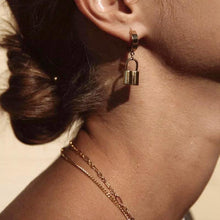 Load image into Gallery viewer, COLLEN PADLOCK Hoops - MYDEWI