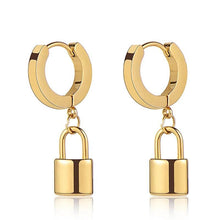 Load image into Gallery viewer, COLLEN PADLOCK Hoops - MYDEWI