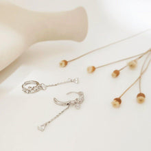 Load image into Gallery viewer, DHIA Chain Drop Huggie Earrings - MYDEWI