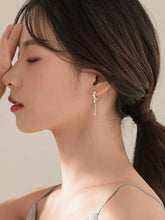 Load image into Gallery viewer, DHIA Chain Drop Huggie Earrings - MYDEWI
