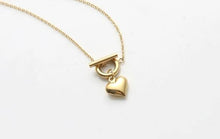 Load image into Gallery viewer, GOLD-TONE HEART Toggle Necklace - MYDEWI