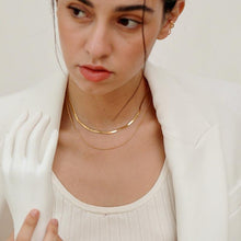 Load image into Gallery viewer, SNAKE CHAIN Double Layered Necklace - MYDEWI