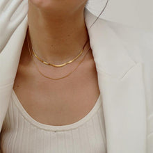 Load image into Gallery viewer, SNAKE CHAIN Double Layered Necklace - MYDEWI