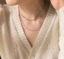 Load image into Gallery viewer, SNAKE CHAIN Double Layered Necklace - MYDEWI