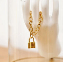Load image into Gallery viewer, PADLOCK Gold Bracelet - MYDEWI