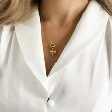 Load image into Gallery viewer, GOLD-TONE HEART Toggle Necklace - MYDEWI