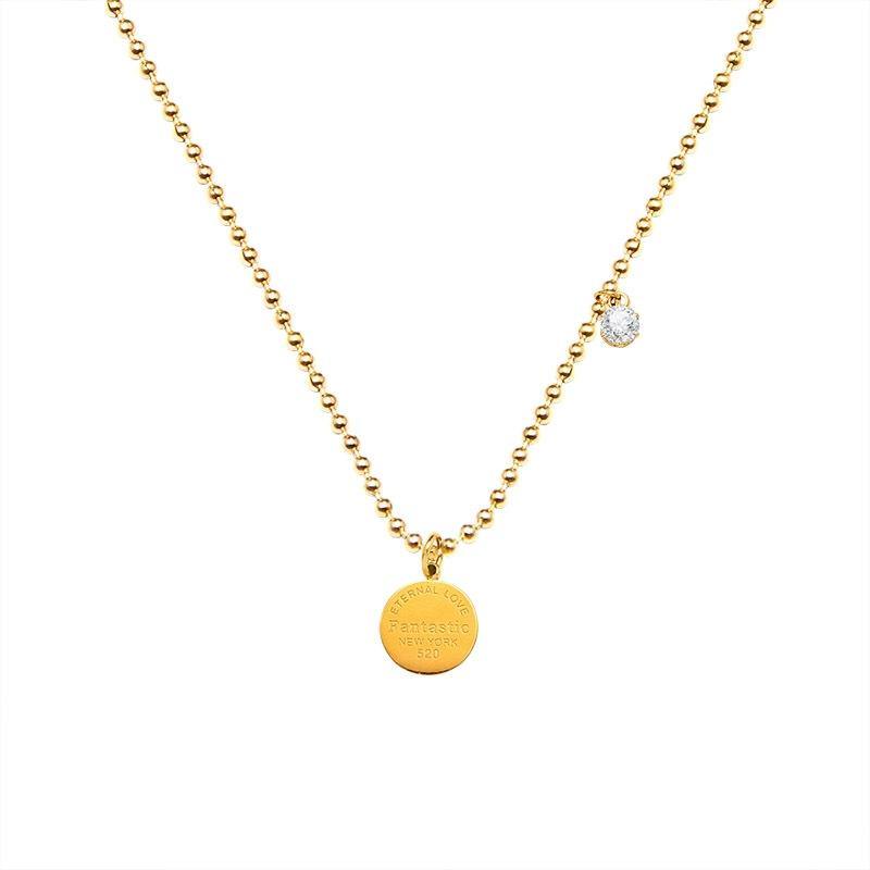 Return to Tiffany™ Heart Tag Necklace in Yellow Gold, Medium | Tiffany & Co.
